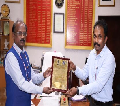 श्री वर्जिन शाजी.एस, मशीनिस्ट-एमसीएम